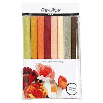 Crepe Paper Pastels, 8 ark