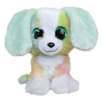 Lumo Stars plysj - flekket hund, 15 cm