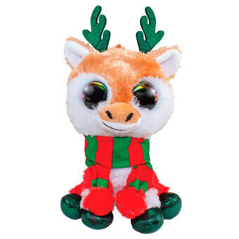 Lumo stjerner kosete - Chistmas reindeer Christmas, 15 cm