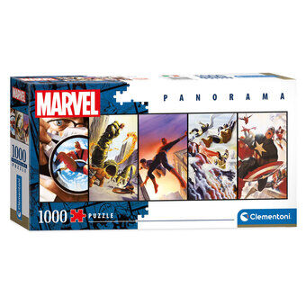 Clementoni panorama puslespill Marvel superhelter, 1000 stk.