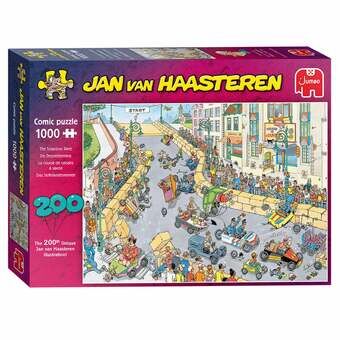Jan van haasteren puslespill - såpeboksløpet, 1000 biter.