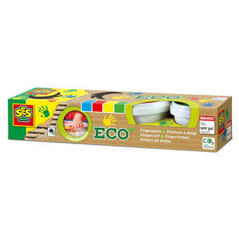 SES ECO Finger Paint, 4 Farger