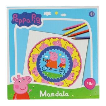 Peppa Pig mandala fargebok