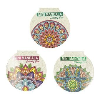 Mini Mandala Fargeleggingsbok Rund