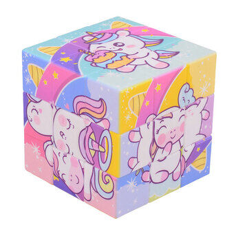 Unicorn puslespill kube