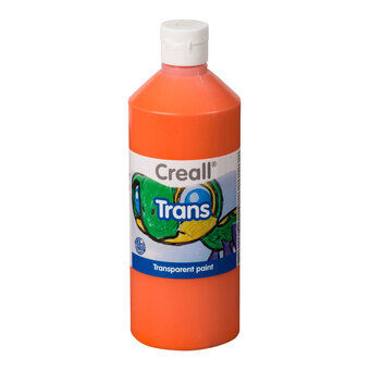 Creall transparent maling oransje, 500ml