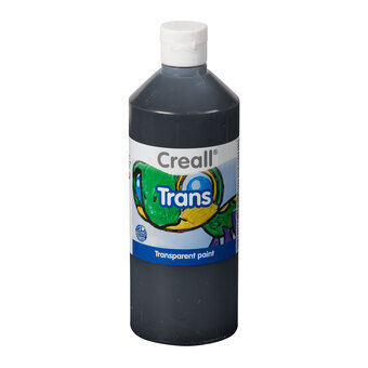 Creall transparent maling svart, 500ml