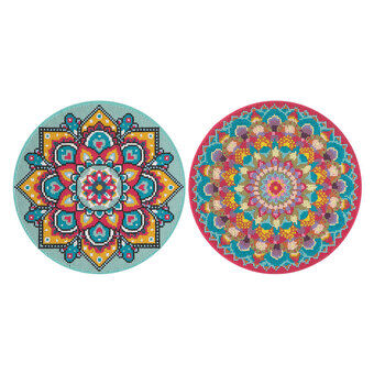 Diamond Painting Mandala Lerret, 30cm