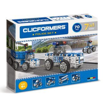 Clicformers Politisett, 7-i-1, 70 deler