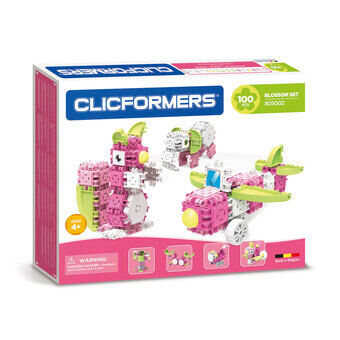 Clicformers Blomstersett, 100deler.