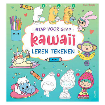 Trinn for Trinn Kawaii Tegnelære Hobbybok