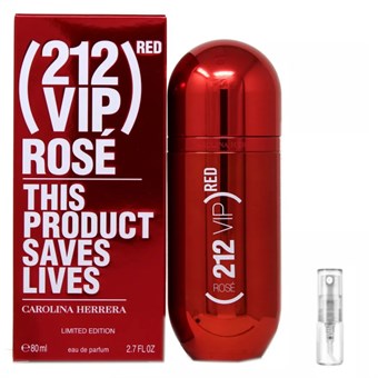 Carolina Herrera 212 Rose This Product Saves Lives Limited Edition - Eau de Parfum - Duftprøve - 2 ml