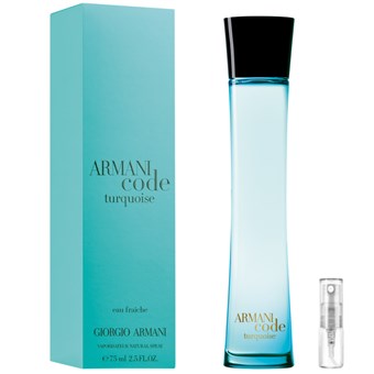 Armani Code Turquoise Pour Femme Eau Fraiche - Eau de Toilette - Duftprøve - 2 ml