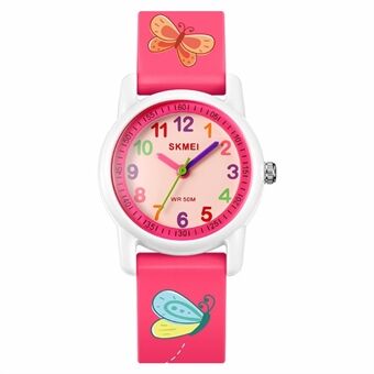 SKMEI 2157 Fashion Sport Vanntett Barneklokke Cartoon Student Quartz Watch