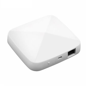 Tuya Zigbee kablet smartgateway Smart Home-kablet gateway Støtter fjernkontroll via mobiltelefon for høyttaler, lampe og røykdetektor.