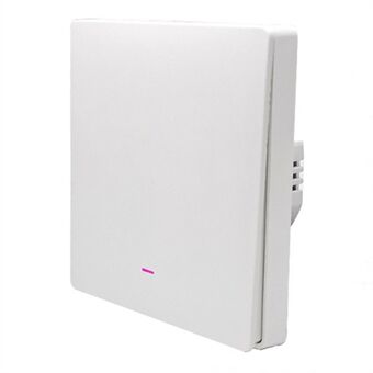 TY-W10 Tuya 86 Type EU / UK Universell WiFi Panel Smartbryter for Smart Hjem Enkel Brann APP, Stemmestyringsmodul (1-gangs)