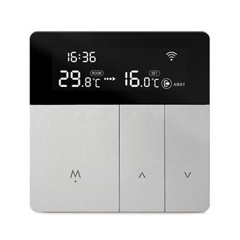 AVTTO WT50 3A WiFi Smart Termostat LCD Temperaturkontroller APP Fjernkontroll Fungerer med Alexa Google Home