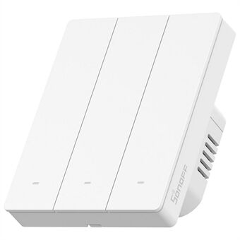 SONOFF Switchman M5-3C-80W Smart Vegglampebryter 3-Gangs for Apple Home, Alexa, Google Home (M5 Matter)