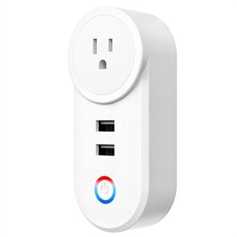 Tuya Bluetooth+Wifi Smartplugg 16A Stikkontakt Vegglader med USB-port