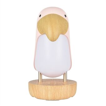 Toucan Bird Bluetooth-høyttaler Nattlys Trinnløs dimming LED-pustelys Bordlampe