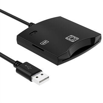 CR333 USB SIM-kortleser med dobbel spor for CAC / IC / ID Smartkortleseradapter