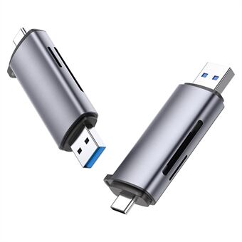 UGREEN 50706 2-i-1 USB-C/USB-A SD TF Minnekortleser OTG Adapter