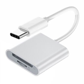 UC-155-SD002 USB 2.0 USB-C til TF Mini-SD SDXC SDHC-kortleser for MacBook bærbar PC nettbrett telefon