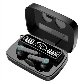 M19pro Bluetooth In-Ear Hodetelefoner HiFi Stereo Lyd Touch Kontroll Trådløse Ørepropper