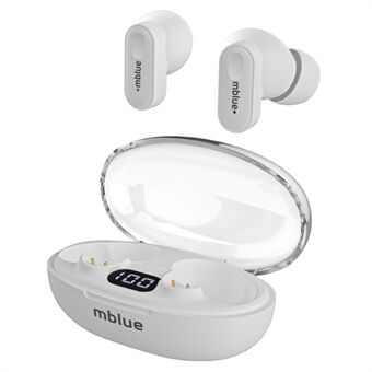 MBLUE AR01 TWS Bluetooth 5.4 Ørepropper Lav Latens Trådløs Musikk Samtaler In-Ear Hodesett