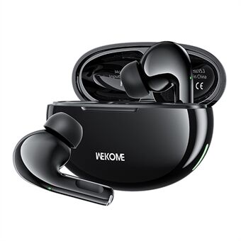 WEKOME WS-16 Bluetooth Headset Trådløse Hodetelefoner Pebble Stone Sportshodetelefoner med Ladeetui