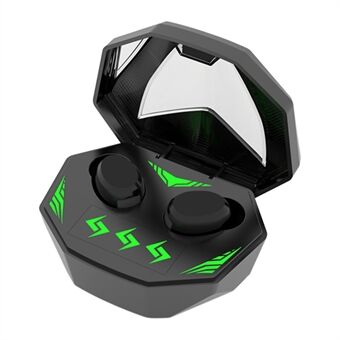 MD518 TWS-øretelefoner med ladeboks Trådløse hodetelefoner Bluetooth Stereo Sports-ørepropper Gaming-hodesett med mikrofon