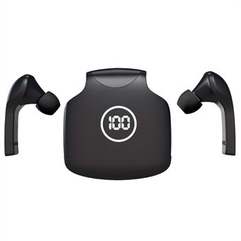 X9 TWS Trådløs Bluetooth 5.0 In-ear-øretelefon Svettebestandig Stereo Musikk Ringe Sport Digital Display Headset