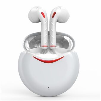 TWS trådløs Bluetooth 5.0 øretelefon In-ear Touch Sports Stereo Musikk Ringe Headset Støtte Trådløs lading