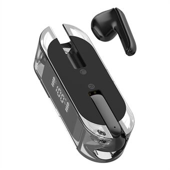 TM50 Halvveis-i-Øret Lav Latens TWS Øretelefoner Sports Bluetooth Headset med Digital Display