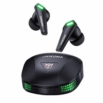 ONIKUMA T308 TWS Trådløse øretelefoner med in-ear Bluetooth, stereo musikk og gaming headset.