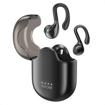 VELKOMMEN WS-03 Bluetooth 5.4 Headset Semi-in-Ear Air Conduction Wireless Earbuds med ladetaske