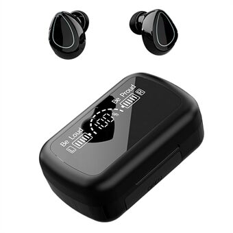 R10 In-ear øretelefoner Digitalt display Speglet overflate Trådløse Bluetooth-hodetelefoner