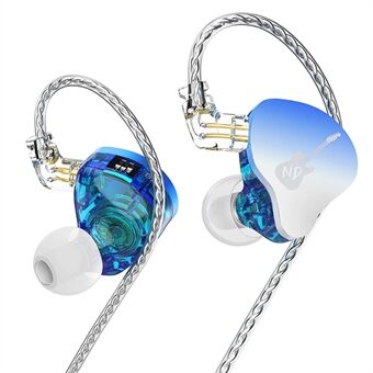 ND DD3 4 Modes Justerbare In-Ear Øretelefoner HiFi Lyd Kablede Hodetelefoner, Ingen Mikrofon / Justert Versjon