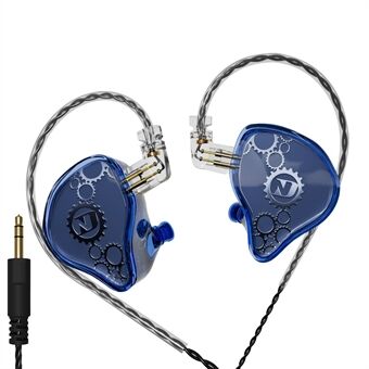 ND Venus Avtakbare 3,5 mm Kablede Hodetelefoner HiFi Lyd Industrielle In-Ear Øretelefoner (Ingen Mikrofon)