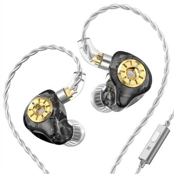 TRN ST1 Pro Avtakbar 3,5mm Kablet In-Ear Øretelefon HiFi Musikk Justerbart Hodesett med Mikrofon