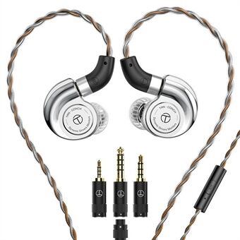 TRN Conch Øretelefon DLC Diamond Diaphragm Dynamisk Driver In-Ear Monitor Tunede Hodetelefoner, med Mikrofon