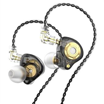 TRN MT1 Pro Avtakbare 3.5mm Kablede In-Ear Øretelefoner Tung Bass Musikk Hodetelefoner uten Mikrofon