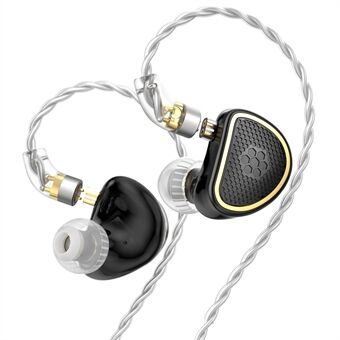 TRN Xuanwu Avtakbare 3,5 mm Kablede In-Ear Øretelefoner 10 mm Firkantet Planar Driver HiFi Hodetelefoner uten Mikrofon