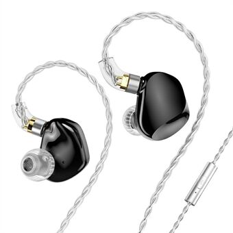 TRN VX Pro+ 3,5 mm Avtakbar Kablet In-Ear Øretelefon 9-Units HiFi Musikk Hodetelefon med Mikrofon