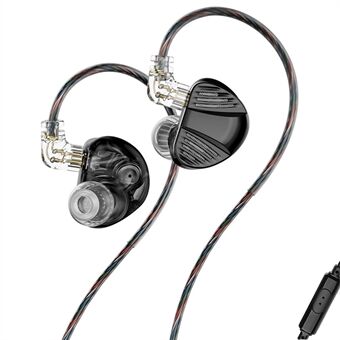 TRN V10 Pro 3,5 mm Avtagbare Kablede In-Ear Øretelefoner HiFi Musikk Gaming Headset med Mikrofon