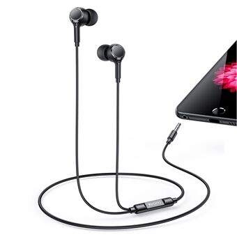 YESIDO YH53 3,5mm Kablet Øretelefon Ledningskontroll Telefon Datamaskin Musikk Gaming In-Ear Headset