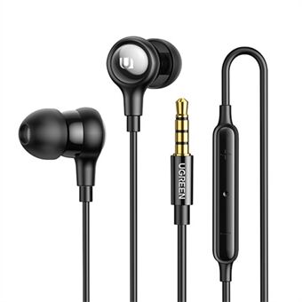 UGREEN 30637 Kablet hodetelefon øretelefon In-ear Stereo Surround Sound Gaming Headset 3,5 mm lydgrensesnitt ledning Hodetelefoner for Android MP3 MP4