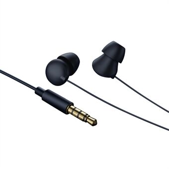 XUNDD XDHE-015 3,5 mm kablet in-ear-hodetelefoner Anti-støy Ultramyke silikonørepropper Sovehodesett