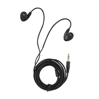 TAKSTAR TS-2260 In Ear Headset Kablede hodetelefoner Støyreduserende ørepropper med 6,3 mm grensesnittadapter for opptak Overvåking av musikk Lytting