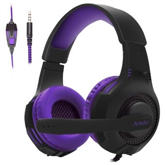 SADES AH-68 Over Ear Gaming Hodetelefon Kablet Stereo Gamer Headset med mikrofonvolumkontroll